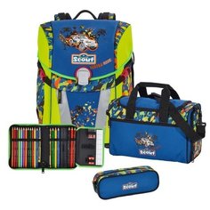 Scout Ранец с наполнением SUNNY EXKLUSIV 4 предмета, desert race