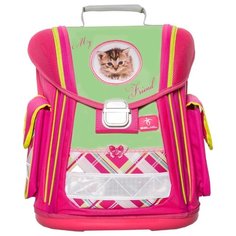 Belmil Ранец Sporty Cats (404-5/437), салатовый/розовый