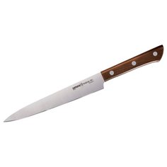 Samura Нож для нарезки Harakiri 19,6 см коричневый "под дерево"