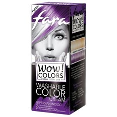 Крем Fara WOW! Colors смываемый оттеночный, тон «Persian Indigo» (чернильный), 80 мл