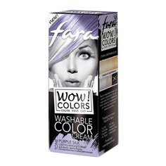 Крем Fara WOW! Colors смываемый оттеночный, тон «Purple Silk» (светло-фиолетовый), 80 мл