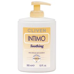 Cliven Жидкое мыло для интимной гигиены Cliven Intimo успокаивающее сверхнежное, 300 мл