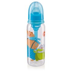 Happy Baby Бутылочка антиколиковая, узкое горло, 250 мл (10015) с рождения, sky