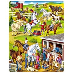 Рамка-вкладыш Larsen Скачки (US26), 50 дет.