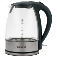 Чайник Polaris PWK 1719CGL, серебристый/черный