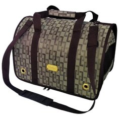 Переноска-сумка для кошек и собак LOORI Z2191 31х20х22 см коричневый