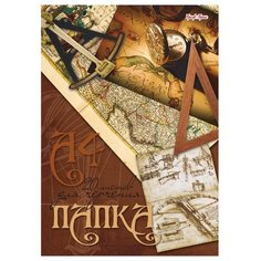 Папка для черчения Проф-Пресс Часы 29.7 х 21 см (A4), 160 г/м², 20 л.