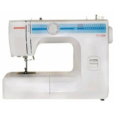 Швейная машина Janome TC 1206, белый/голубой