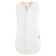 Многоразовые пеленки СуперМаМкет на молнии 1-3 мес. молоко/бежевый