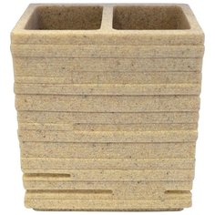 Стакан для зубных щеток RIDDER Brick бежевый