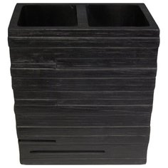 Стакан для зубных щеток RIDDER Brick черный