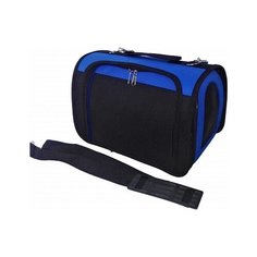 Переноска-сумка для кошек и собак LOORI Z8234/Z8272 40х25х27 см синий