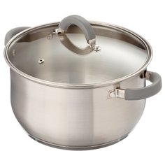 Кастрюля Vetta Vienna 822-074 6 л, серебристый/серый