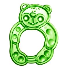 Прорезыватель Canpol Babies Elastic teether 13/109 зеленый мишка