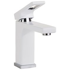 Смеситель для раковины (умывальника) Gappo G1017 однорычажный белый