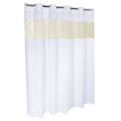 Штора для ванной Fixsen FX-5115 180х180 бежевый