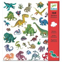 DJECO Наклейки Динозавры, 160 шт. (08843)