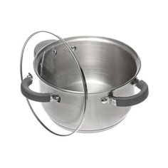 Кастрюля Vetta Vienna 822-064 3,6 л, стальной/серый