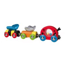 Hape Поездной состав "Везучая божья коровка и друзья", E3806