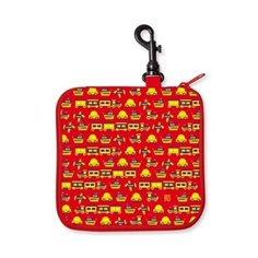 IRIS Barcelona Контейнер SnackRico Sandwich 16х16 см красный/машинки