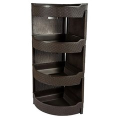 Этажерка BranQ BQ3779, ШxГxВ: 32х32х86 см, венге