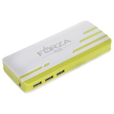 Аккумулятор FORZA 916-111, 8000 mAh бело-зеленый коробка