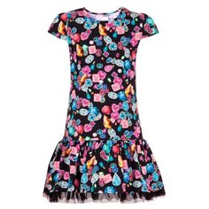 Платье Апрель размер 122-62, драгоценные камни на черном