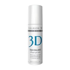 Medical Collagene 3D коллагеновая гель-маска Aqua Balance Professional Line, 130 мл