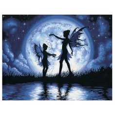 Dimensions Картина по номерам "Силуэты в сумерках" 28х36 см (DMS-73-91671)