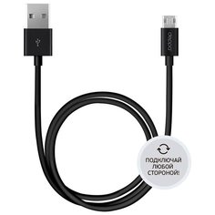 Кабель Deppa USB - microUSB (72211/72212) 1.2 м черный