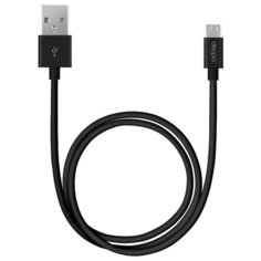 Кабель Deppa USB - microUSB (72103/72167) 1.2 м черный