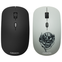 Мышь Canyon CND-CMSW401MC Metallica White USB