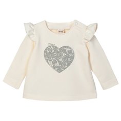 Лонгслив ЁМАЁ размер 86, ванильный