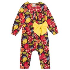 Комбинезон ЁМАЁ Фруктовый взрыв (22-905) размер 74, набивка на синем