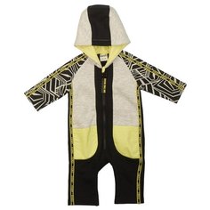 Комбинезон ЁМАЁ Хип-хоп (22-409) размер 80, серый меланж