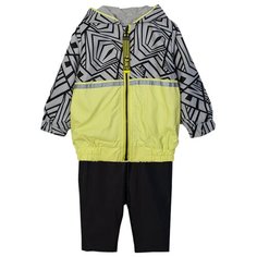 Комплект с брюками ЁМАЁ размер 74, серый/черный