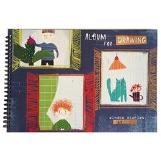 Альбом для рисования Кройтер Окна 29.7 х 21 см (A4), 100 г/м², 40 л.