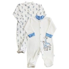 Комбинезон Веселый Малыш размер 80, белый