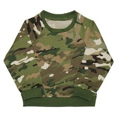 Свитшот Веселый Малыш размер 80, зеленый