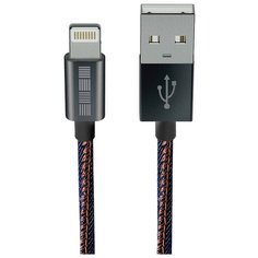 Кабель INTERSTEP USB - Lightning MFI (IS-DC-IPH5JEABL-050B201) 0.5 м синий