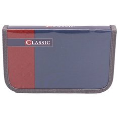 Проф-Пресс Пенал Классика-1 (ПН-5779) синий/красный