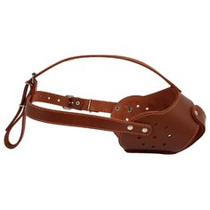 Намордник для собак COLLAR 0622, обхват морды 33 см коричневый