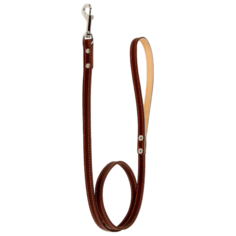 Поводок для собак COLLAR 0448/0451 коричневый 1.22 м 12 мм