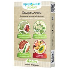 Природный элемент Экспресс-микс маски для лица Омоложение, лифтинг и увлажнение и салфетка-лосьон, 10 мл, 3 шт.