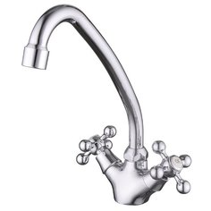 Смеситель для кухни (мойки) WATER JET WJ KF-I26 двухрычажный хром