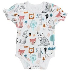 Боди Веселый Малыш размер 74, разноцветный