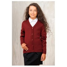 Жакет VAY размер 122, бордовый