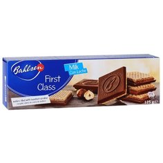 Вафли Bahlsen First Class с молочным шоколадом с начинкой из орехового крема 125 г