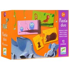 Набор пазлов DJECO Мама и малыши (08157)