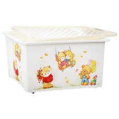 Контейнер Little Angel Bears 57 л (LA1025МИШ-НК) бежевый